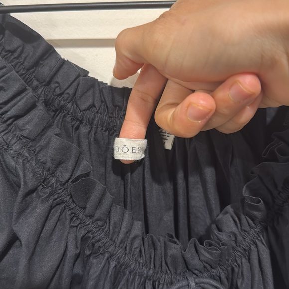 NEW • Doen • Women’s ISCHIA DRESS Black Medium - Picture 5 of 6